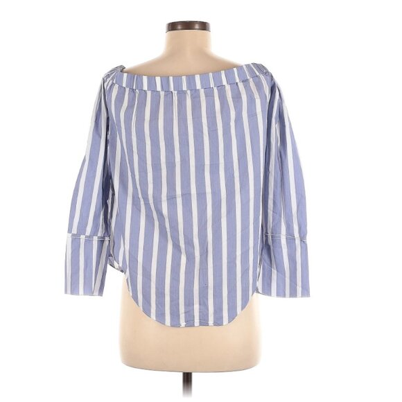 Mango Long Sleeve Tie Front Blouse - Picture 4 of 5